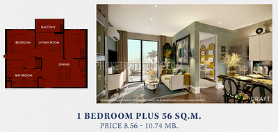 BAN22017: Огромная квартира с 1 Спальней Плюс Размера на продажу в Банг Тао. Фото #9