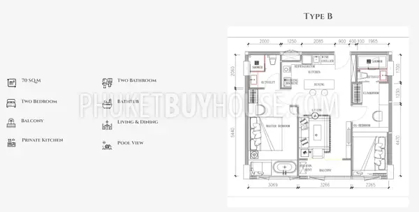 BAN22002: Elegance Redefined: Exquisite 2-Bedroom Residence For Sale In Bang Tao. Photo #8