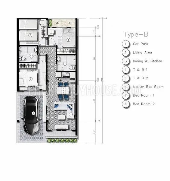 CAP6595: 3 bedroom Townhouse in Cape Yamu. Fotoğraf #2
