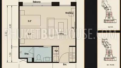 SUR6187: Studio in a New Project From a Famous Developer in Surin. Photo #31
