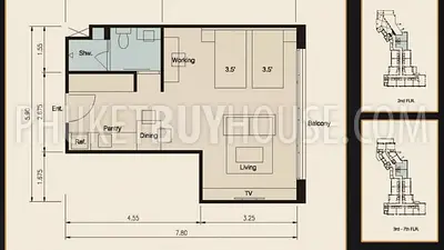SUR6187: Studio in a New Project From a Famous Developer in Surin. Photo #30