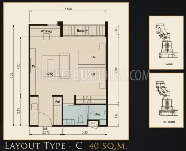 SUR6187: Studio in a New Project From a Famous Developer in Surin. Photo #28
