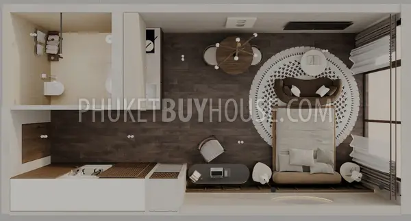 NAI22008: Jugendstil Studio-Apartment For Sale in Nai Harn. 照片 #6