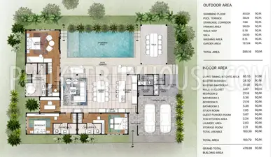 BAN22011: Oasis in Bang Tao: Luxurious 3-Bedroom Pool Villa with BBQ Area for Sale. Fotoğraf #13