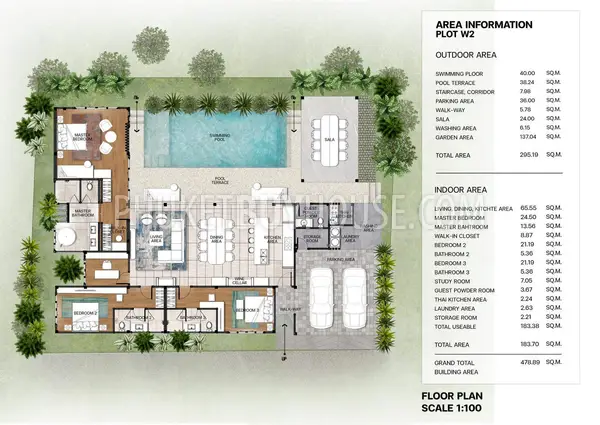 BAN22011: Oasis in Bang Tao: Luxurious 3-Bedroom Pool Villa with BBQ Area for Sale. Photo #3