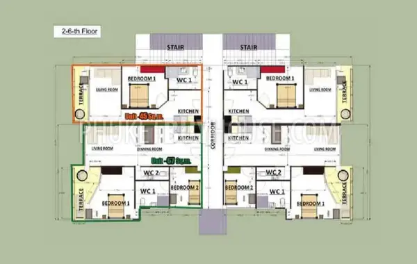 NAI22040: Neat One Bedroom Apartment For Sale in Nai Harn. Photo #7