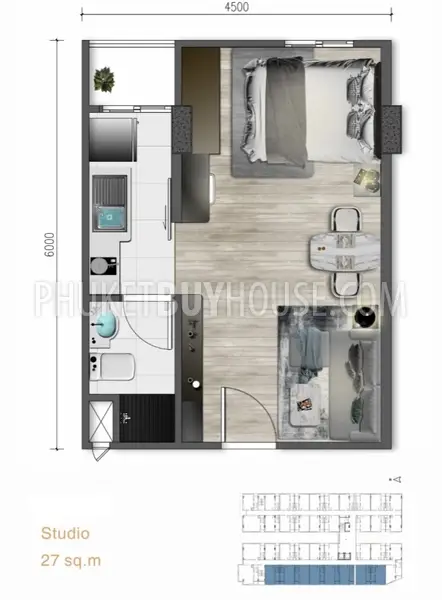 NAY6660: Freehold Apartment for Sale in Nai Yang. Photo #6