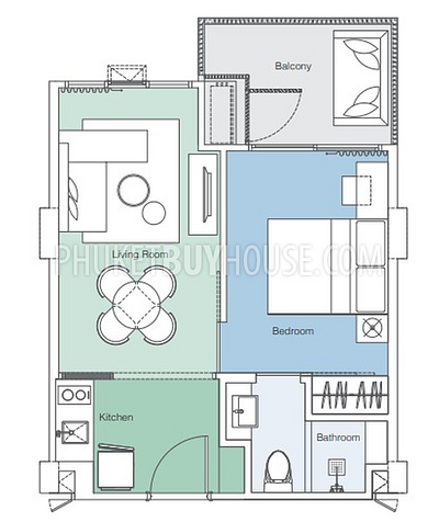 LAG22026: Очаровательная Квартира с 1 Спальней в Лагуне. Фото #18