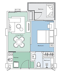 LAG22026: Очаровательная Квартира с 1 Спальней в Лагуне. Миниатюра #18