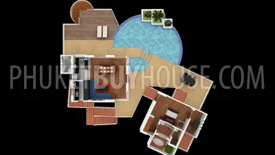 KAM6637: 4 bedroom Villa with Pool in Kamala area. Photo #41