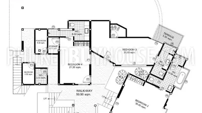 KAM6637: 4 bedroom Villa with Pool in Kamala area. Photo #42