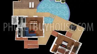 KAM6637: 4 bedroom Villa with Pool in Kamala area. Photo #46