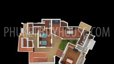KAM6637: 4 bedroom Villa with Pool in Kamala area. Photo #47