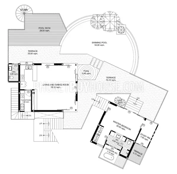 KAM6637: 4 bedroom Villa with Pool in Kamala area. Photo #48