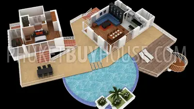 KAM6637: 4 bedroom Villa with Pool in Kamala area. Photo #50
