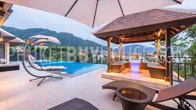 PAT7153: Four Bedroom Pool Villa on Kalim Hillside. Photo #22