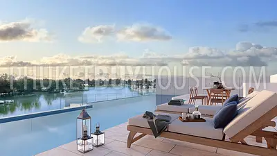LAG22068: Astonishing 3 Bedroom Penthouse with Ocean views in Bang Tao For Sale. Fotoğraf #2