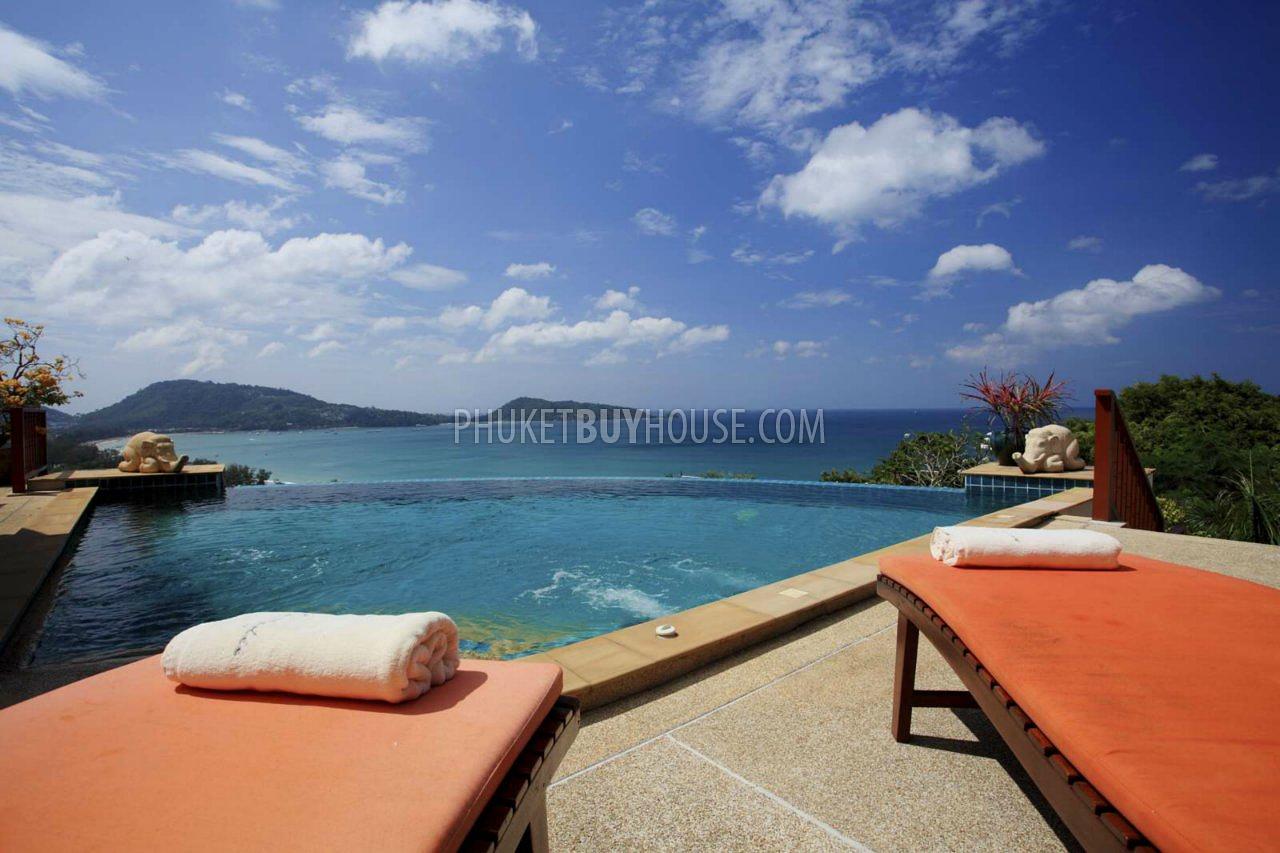 PAT6697: Luxury Villa with Panoramic Sea Views in Patong. Photo #6