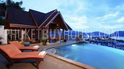 PAT6697: Luxury Villa with Panoramic Sea Views in Patong. Photo #9