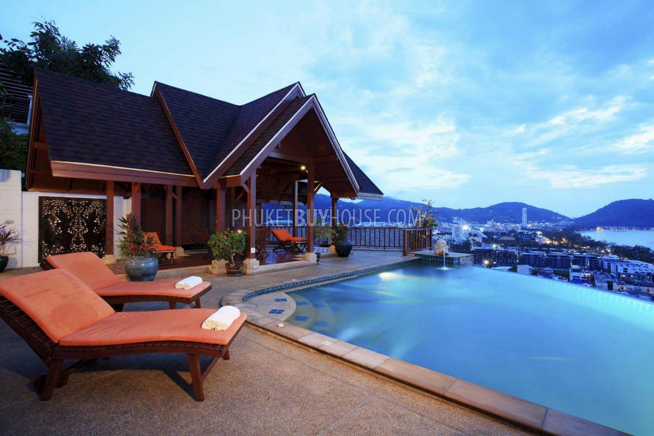 PAT6697: Luxury Villa with Panoramic Sea Views in Patong. Photo #9