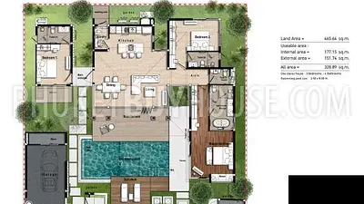 LAY7069: Balinese Style Villas Not Far From Layan Beach. Photo #37