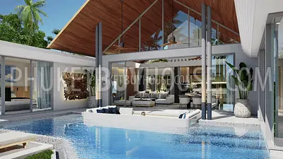 BAN7056: Contemporary Villa with Minimalist Design in Bang Tao. Fotoğraf #16