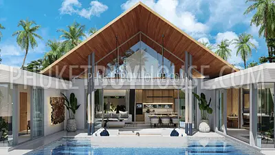 BAN7056: Contemporary Villa with Minimalist Design in Bang Tao. Fotoğraf #1
