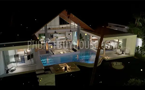 BAN7056: Contemporary Villa with Minimalist Design in Bang Tao. Photo #4