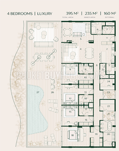 LAY22053: Layan's Self-Sufficient Mini-City: Four Bedroom Luxury Apartment For Sale. Photo #5