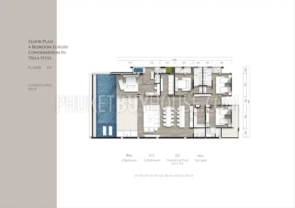 KAM21943: Pool Suite with Sea View in Kamala | Villa-Style Living with Foreign Freehold. Photo #4