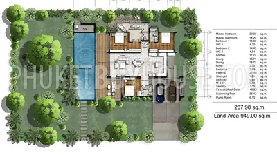 LAY6678: Magnificent Villa with a large garden in Layan area, Phuket. Fotoğraf #1