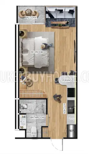 BAN22063: Off-Plan Beachfront Studio Apartment For Sale Walking Distance from Bang Tao Beach. 照片 #6