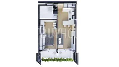 LAY22111: Tropical Luxury 1 Bedroom Apartment For Sale In Prime Location Near Layan Beach. Fotoğraf #5