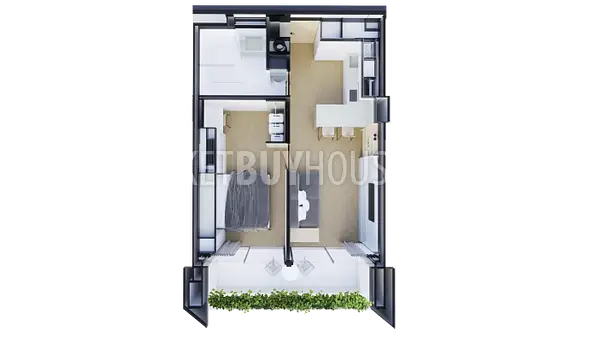 LAY22111: Tropical Luxury 1 Bedroom Apartment For Sale In Prime Location Near Layan Beach. Photo #5