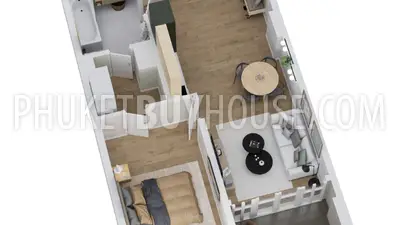 LAY22111: Tropical Luxury 1 Bedroom Apartment For Sale In Prime Location Near Layan Beach. Fotoğraf #7