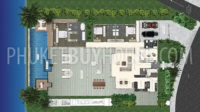 LAG6727: Luxury Beachfront Villa in Laguna, Bang Tao. Photo #34