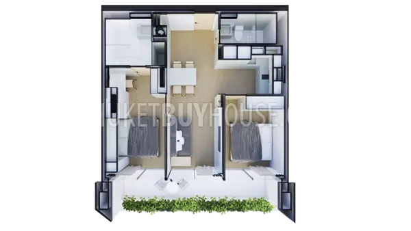 LAY22112: Tropical Luxury 2 Bedroom apartment For Sale In Prime Location Near Layan Beach. Photo #7