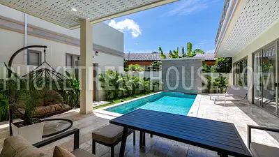 RAW22113: New modern 3 bedroom pool villa near the beach. Photo #20