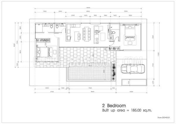 NAT22116: Sophisticated Living in this 2 Bedroom Pool Villa located in Nai Thon. 照片 #19