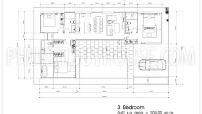 NAT22117: Изысканная жизнь на этой вилле с бассейном с 3 спальнями, расположенной в Найтон. Фото #20
