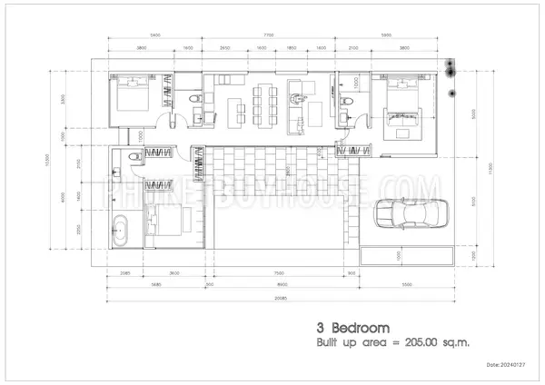 NAT22117: Изысканная жизнь на этой вилле с бассейном с 3 спальнями, расположенной в Найтон. Фото #20