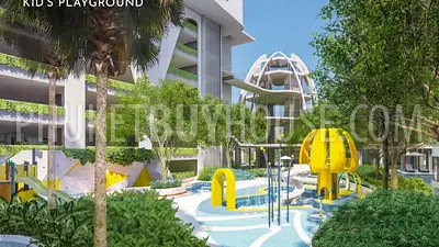 NAY22073: From The Top Developer Studio Condo Only 400m away from Nai Yang Beach. Fotoğraf #3