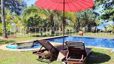 PHA6717: House with Own 60 meter Beach on Natai. Photo #5