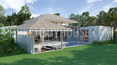 TAL22132: Tranquil Elegance: 3-Bedroom Luxury Villa For Sale in Thalang. Photo #1