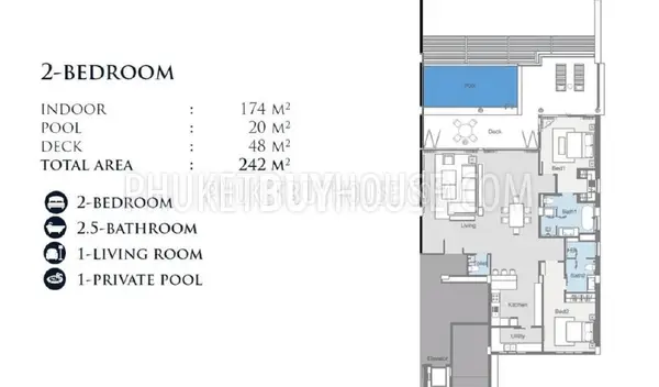 BAN6757: Luxury Apartments on the Andaman Sea Coast in Bang Tao. Photo #9