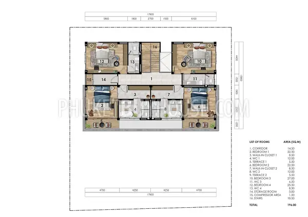 CHA6911: New Villa Complex in Chalong. Photo #12