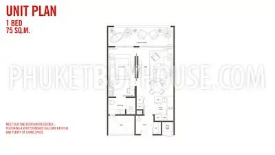 BAN22107: Unmatched 1-Bedroom Apartment in Bang Tao For Sale from World Known Developer. Fotoğraf #14