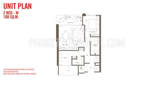 BAN22121: Unmatched 2-Bedroom Apartment in Bang Tao For Sale from World Known Developer. Photo #8