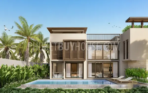 BAN22125: Double-Volume Living and Rooftop Bliss with 3 Bedroom Villa in Bang Tao for Sale. Photo #1