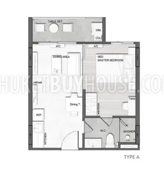NAY22128: Charming 1BR Apartment on Ground Floor - Gem of Nai Yang (RESALE). Photo #24